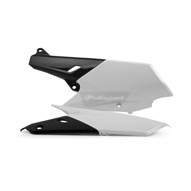 Polisport Side Panels Yamaha YZ250F/450F ('14-'18) - White/Black