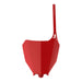 NUMBER PLATE HON CRF450R 17- RED