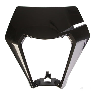 Polisport Number Plate / Headlight Mask KTM EXC/EXC-F '20-'21 - Black