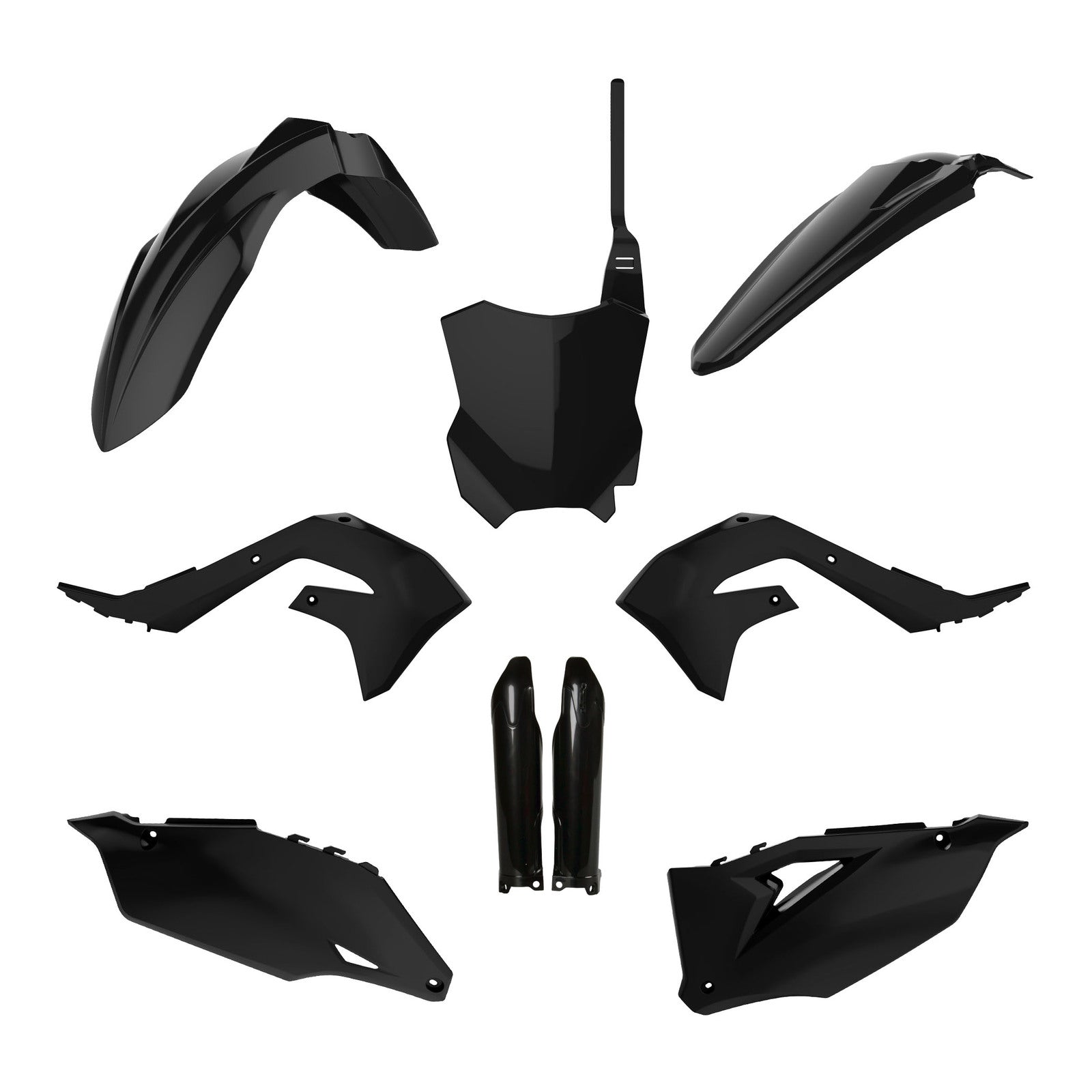 Polisport Full Kit Kawasaki KX250F ('21-'23) KX450F ('19-'23) - Black