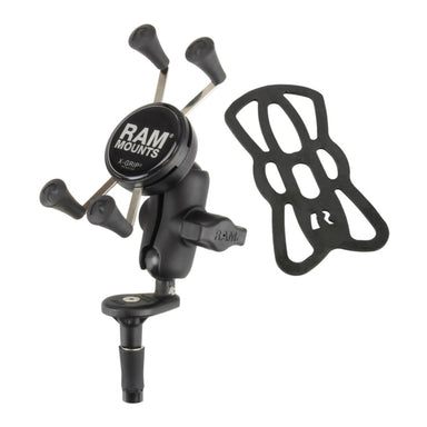 RAM X-Grip Phone Holder with Motorcycle Fork Stem Base