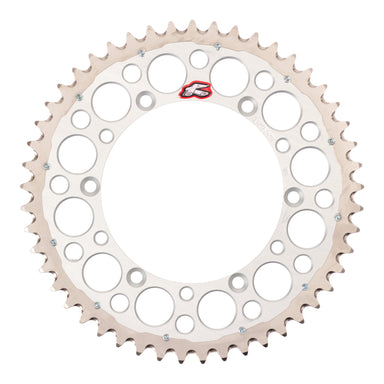 Renthal Sprocket Twinring Silver 48T Bi-Metal Grooved