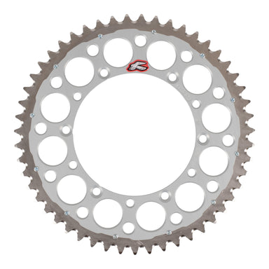 Renthal Sprocket Twinring Silver 49T Bi-metal Grooved Packaged