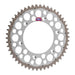 Renthal Sprocket Twinring Silver 50T Bi-Metal Grooved Packaged
