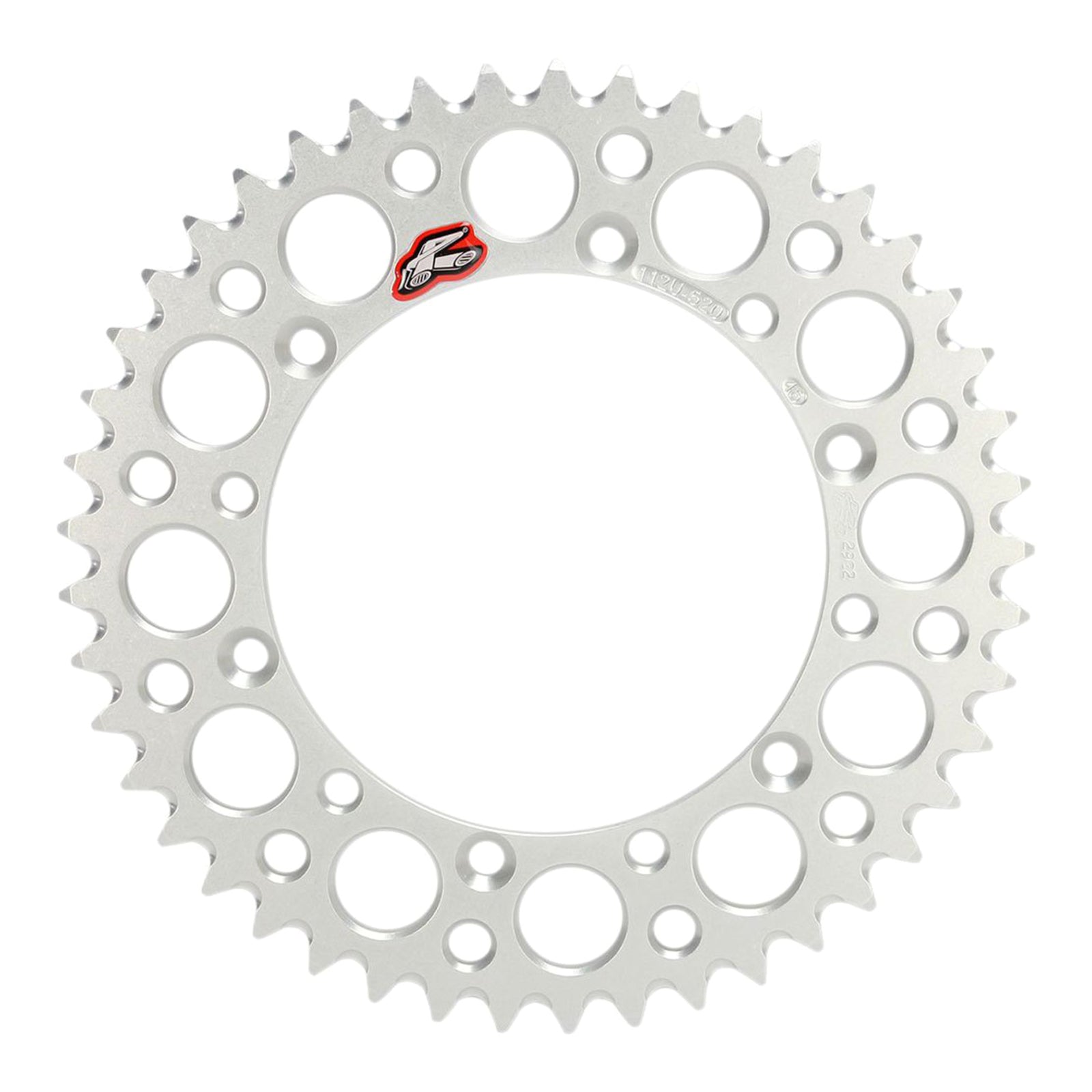 Renthal Sprocket Rear Silver 46T Alloy 7075 T6 Grooved