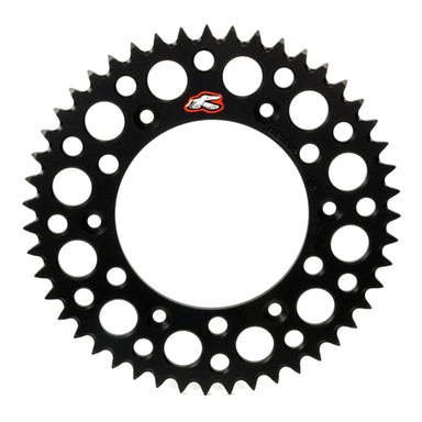 Renthal Sprocket Rear Black 49T Alloy 7075 T6 Grooved