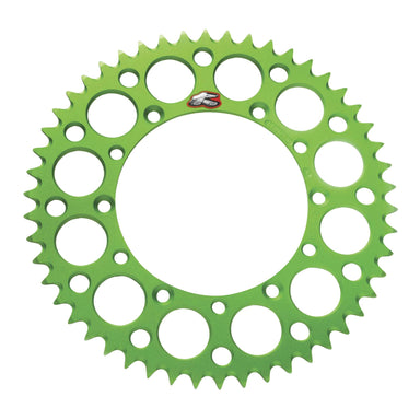 Renthal Sprocket Rear 50T Green Alloy 7075 T6 Grooved