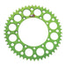 Renthal Sprocket Rear 50T Green Alloy 7075 T6 Grooved