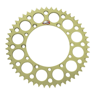 Renthal Sprocket Rear Hard Anodised 50T Alloy 7075 T6 Grooved