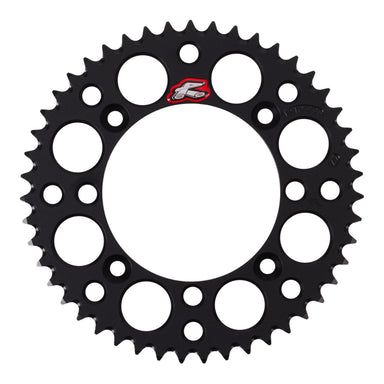 Renthal Sprocket Rear Black 47T Alloy 7075 T6 Grooved