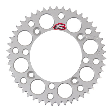 Renthal Sprocket Rear Silver 47T Alloy 7075 T6 Grooved