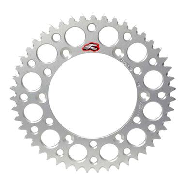 Renthal Sprocket Rear Silver 50T Alloy 7075 T6 Grooved Suzuki