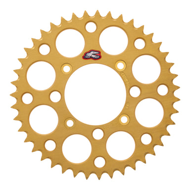Renthal Sprocket Rear Gold 43T Alloy 7075 T6 Grooved