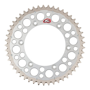 Renthal Sprocket Twinring Silver 49T Bi-Metal Grooved
