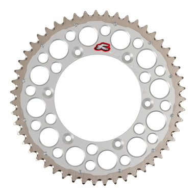 Renthal Sprocket Twinring Silver 51T Bi-Metal Grooved