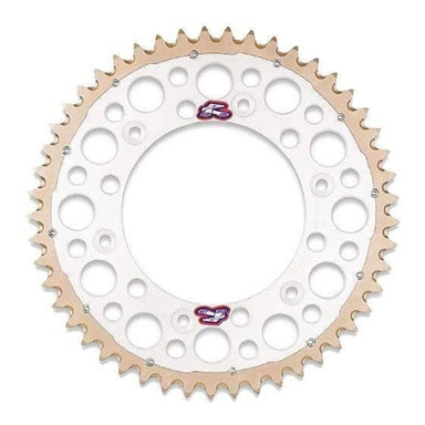 Renthal Sprocket Twinring Silver 52T Bi-Metal Grooved Packaged