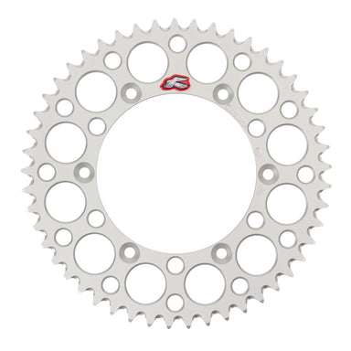 Renthal Sprocket Rear Silver 49T Alloy 7075 T6 Grooved