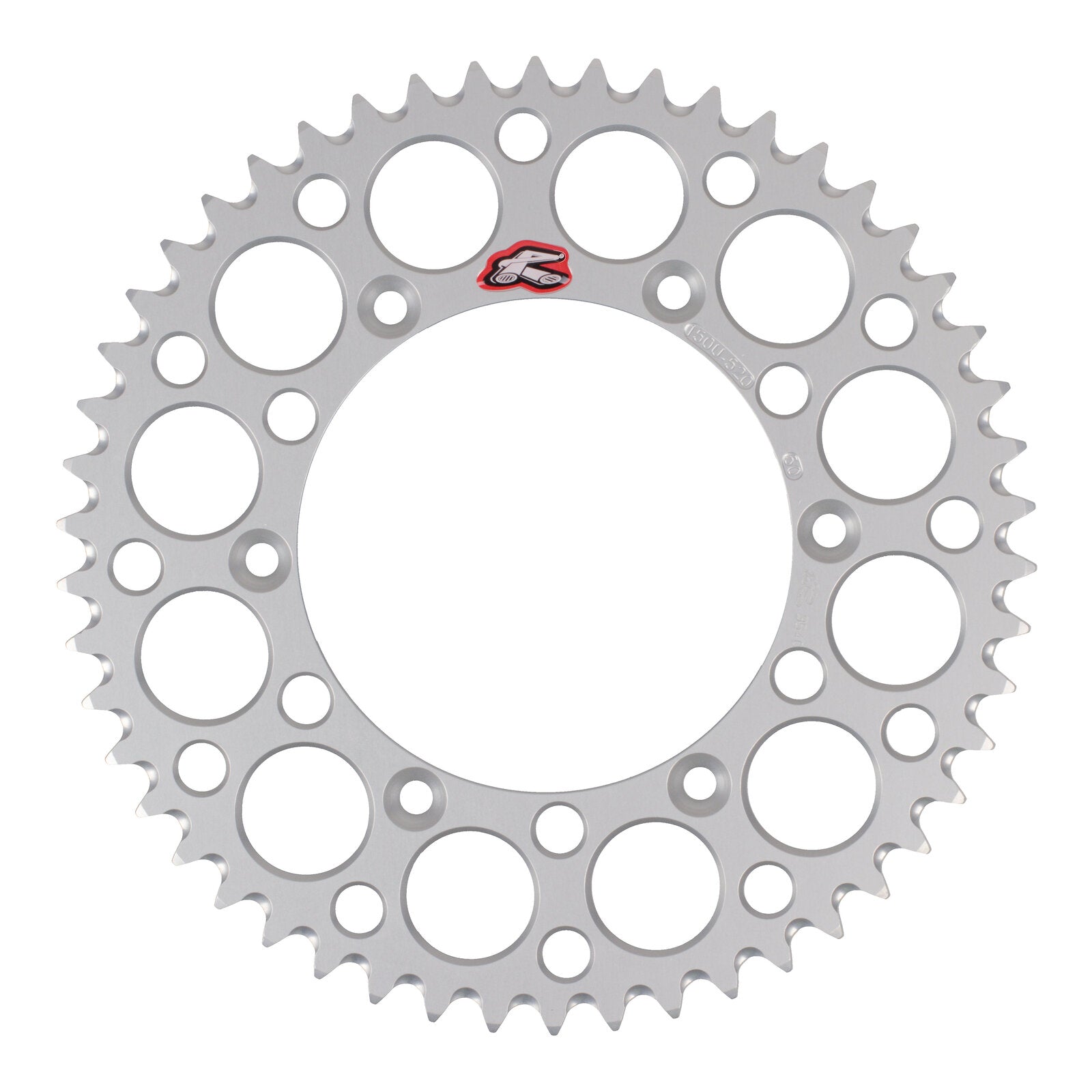 Renthal Sprocket Rear Silver 50T Alloy 7075 T6 Grooved