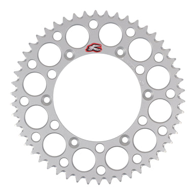 Renthal Sprocket Rear Silver 50T Alloy 7075 T6 Grooved