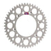 Renthal Sprocket Rear Silver 51T Alloy 7075 T6 Grooved Yamaha