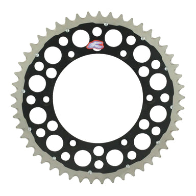 Renthal Sprocket Twinring Black 48T Bi-Metal Grooved Packaged