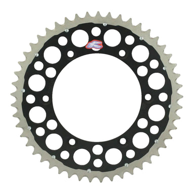 Renthal Sprocket Twinring Black 48T Bi-Metal Grooved Packaged