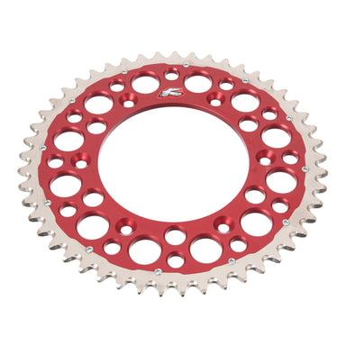 Renthal Sprocket Twinring Red 49T Bi-Metal Grooved