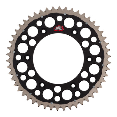 Renthal Sprocket Twinring Black 50T Bi-Metal Grooved