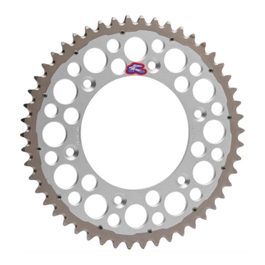 Renthal Sprocket Twinring Silver 51T Bi-Metal Grooved Packaged