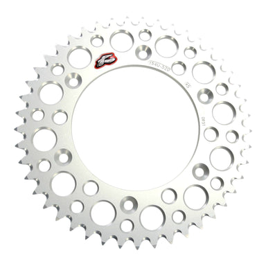 Renthal Rear Sprocket Grooved - Silver [Honda]