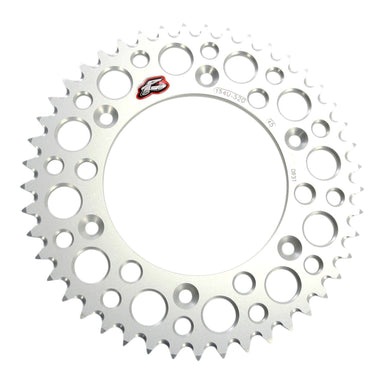 Renthal Sprocket Rear Silver 48T Alloy 7075 T6 Grooved Honda