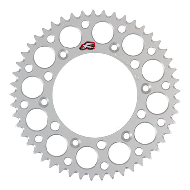 Renthal Sprocket Rear Silver 49T Alloy 7075 T6 Grooved Honda