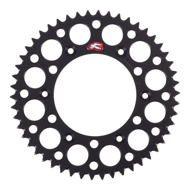 Renthal Sprocket Rear Black 50T Alloy 7075 T6 Grooved