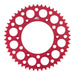 Renthal Sprocket Rear Red 50T Alloy 7075 T6 Grooved