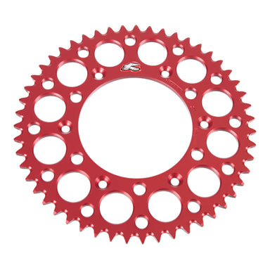Renthal Sprocket Rear Red 51T Alloy 7075 T6 Grooved