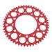 Renthal Sprocket Rear Red 51T Alloy 7075 T6 Grooved