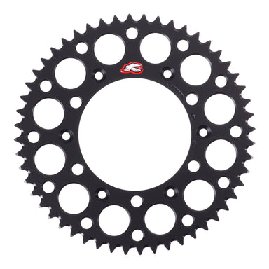 Renthal Sprocket Rear Black 52T Alloy 7075 T6 Grooved