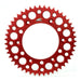 Renthal Sprocket Rear Red 52T Alloy 7075 T6 Grooved Honda