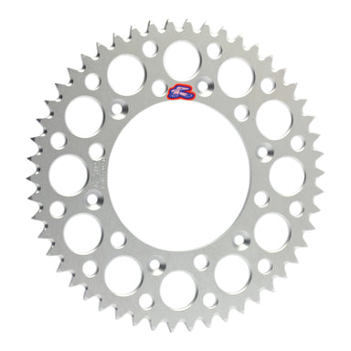 Renthal Sprocket Rear Silver 53T Alloy 7075 T6 Grooved Kawasaki