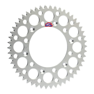Renthal Sprocket Rear Silver 51T Alloy 7075 T6 Grooved Ultralight