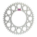 Renthal Sprocket Rear Silver 51T Alloy 7075 T6 Grooved Ultralight