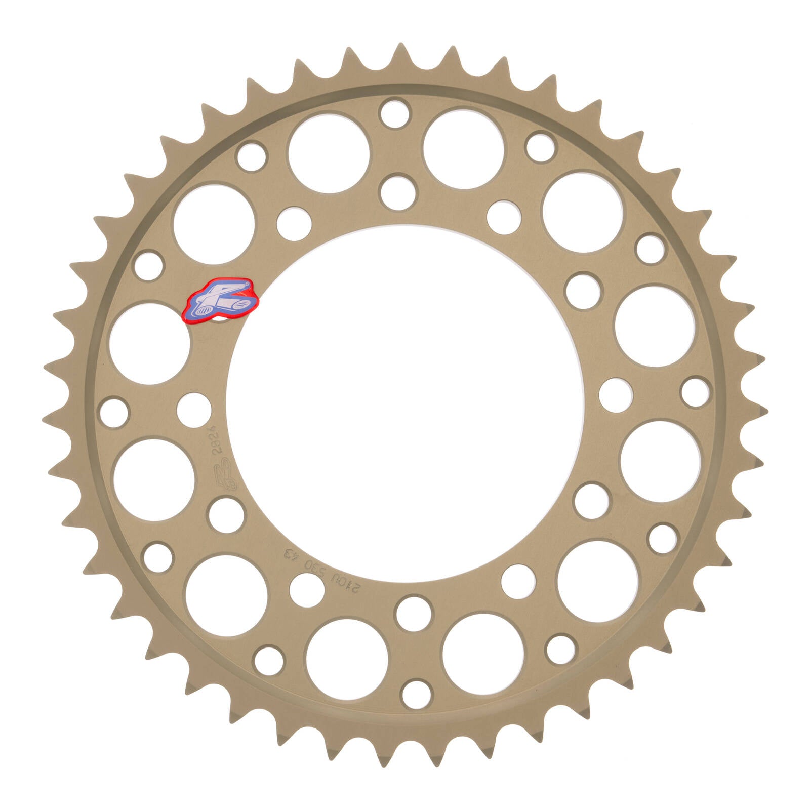Renthal Rear Sprocket T6 Grooved 7075 Alloy - Silver [Kawasaki]
