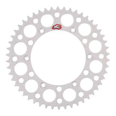 Renthal Sprocket Rear Silver 50T Alloy 7075 T6 Grooved GasGas