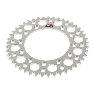 Renthal Sprocket Rear Silver 45T Alloy 7075 T6 Grooved