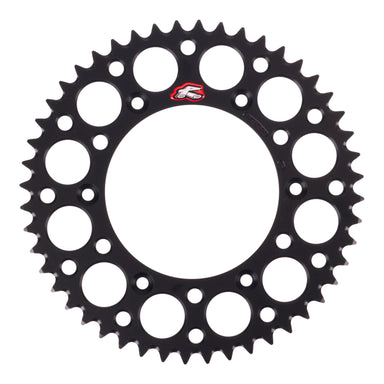 Renthal Sprocket Rear Black 48T Alloy 7075 T6 Grooved