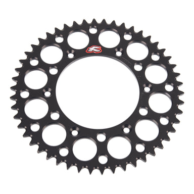 Renthal Sprocket Rear Black 50T Alloy 7075 T6 Grooved