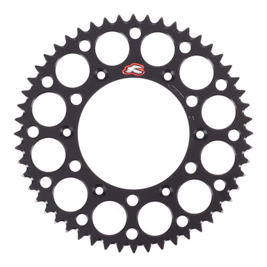 Renthal Sprocket Rear Black 52T Alloy 7075 T6 Grooved