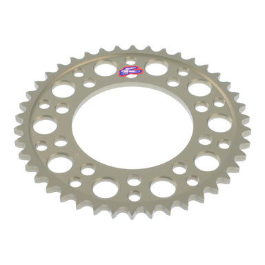 Renthal Rear Sprocket T6 Grooved 7075 Alloy - Silver [Honda]
