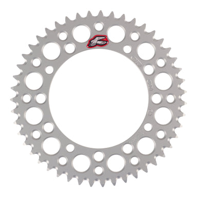 Renthal Sprocket Rear Silver 47T Alloy 7075 T6 Grooved