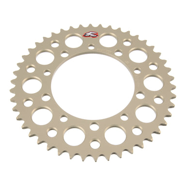 Renthal Sprocket Hard Anodised 46t Silver